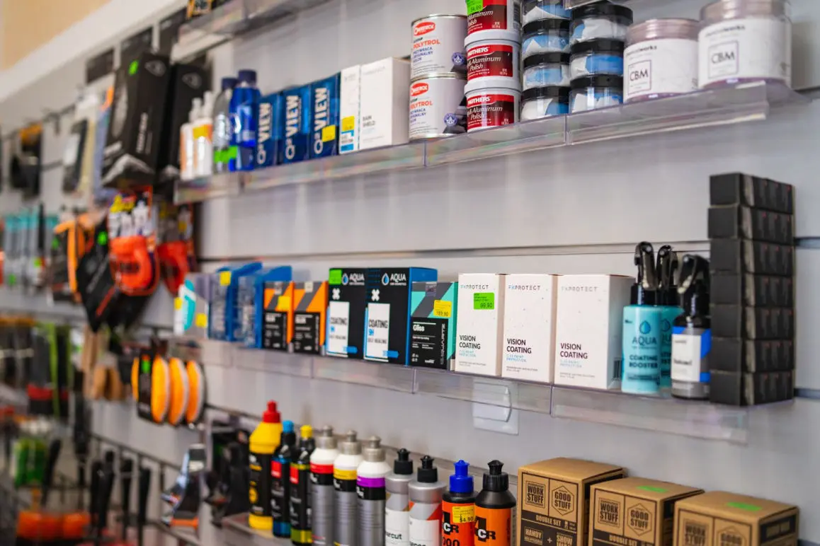 Sklep z kosmetykami detailingowymi