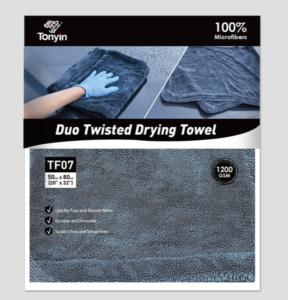 Tonyin Microfiber Duo Twisted Drying Towel 1200GSM